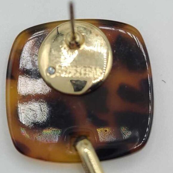 Baublebar Tortoise Square Drop Earrings - Picture 5 of 9